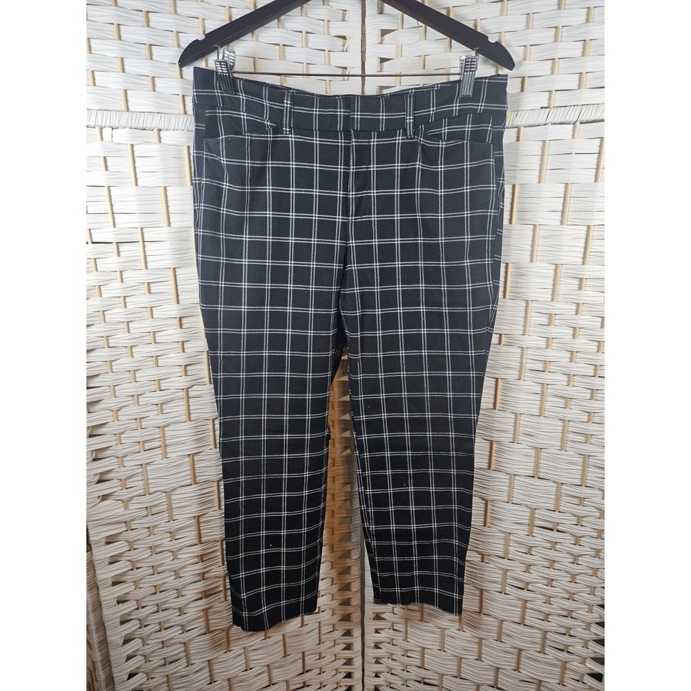 Old Navy Womens Plaid Pixie Pants Sz 12 Petiite
